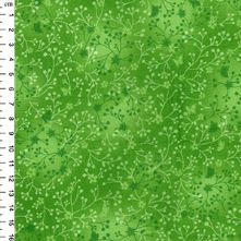 100% Cotton Emerald Green Flutter Print Blender Fabric 44